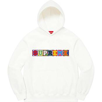 Sudaderas Supreme Beaded Hooded Blancas | Supreme 357UT